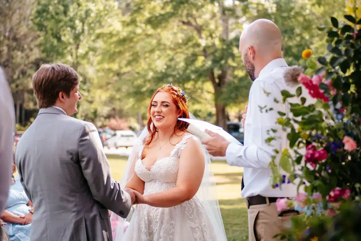 Garden wedding ceremony | The Color of Love