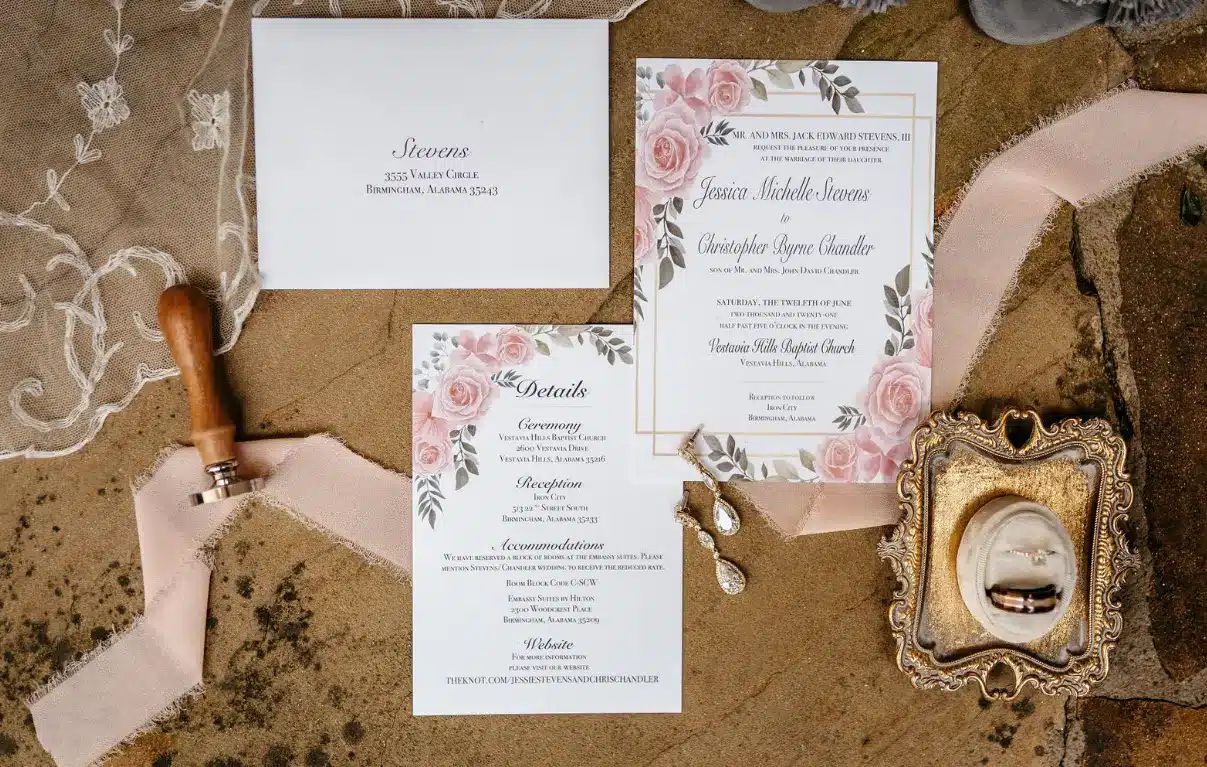 Wedding Invitation | the Color of Love