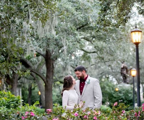 Forsyth Park, a wedding venue in Savannah, Georgia.