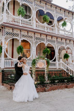 The Gingerbread House, a wedding venue in Savannah, Georgia.