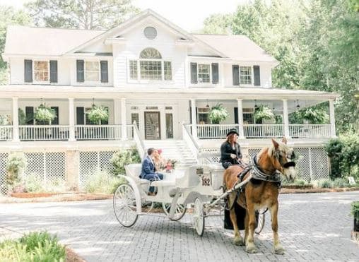 The Mackey House, a wedding venue in Savannah, Georgia.
