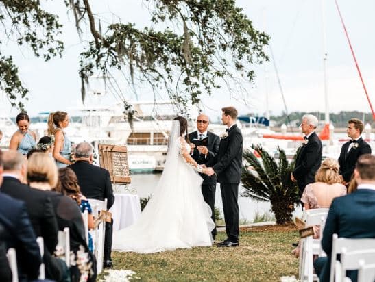 The Savannah Yacht Club, a wedding venue in Savannah, Georgia.