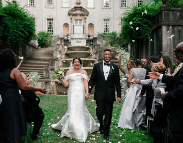 The Swan House, a wedding venue in Atlanta, Georgia.