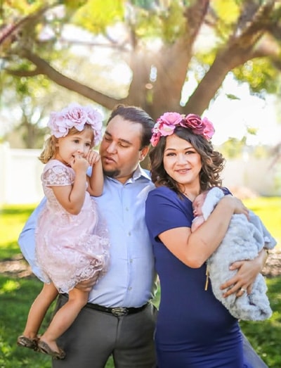 Roy Alessi and family