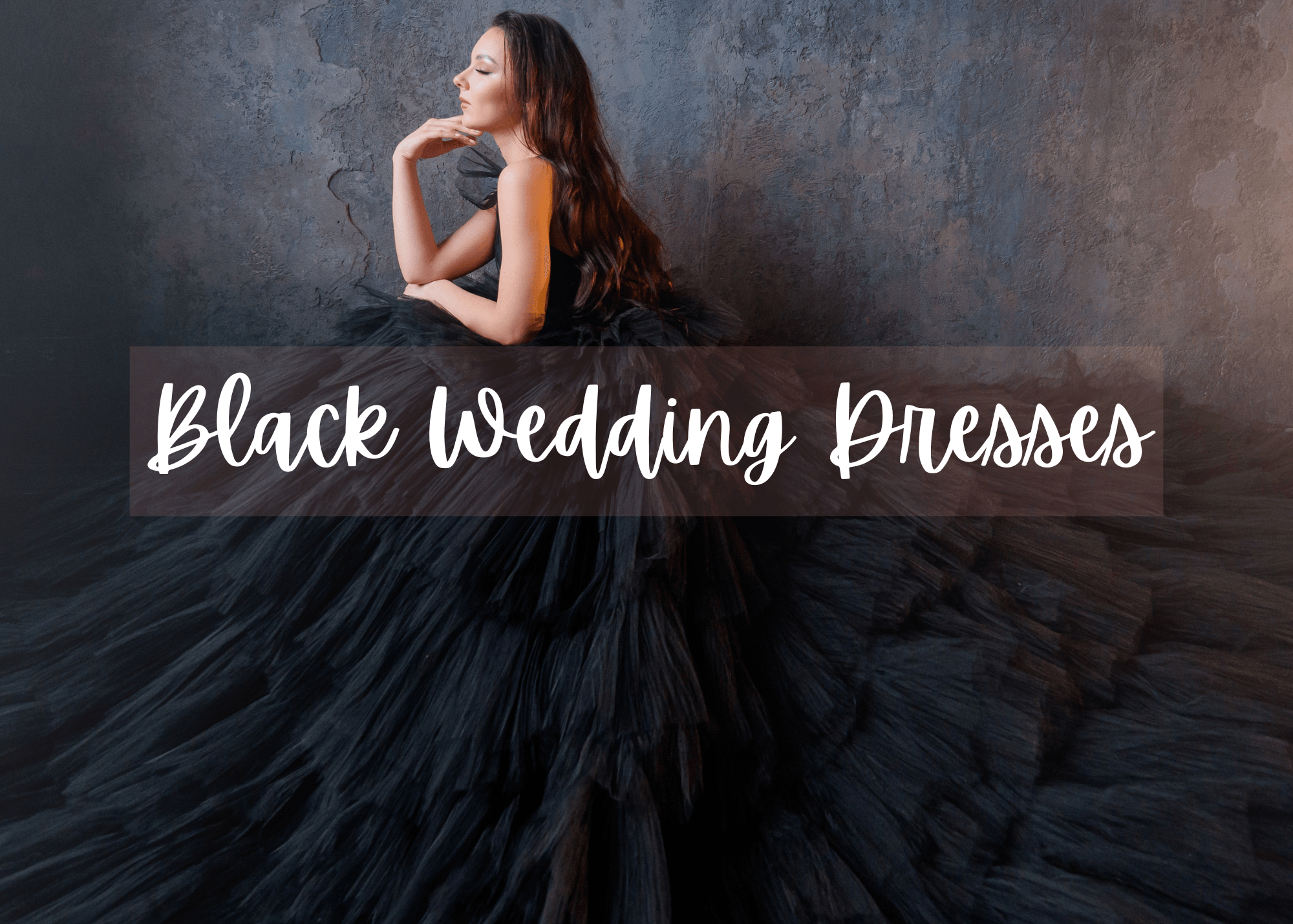 black wedding dresses