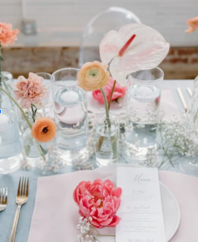 simple Wedding Tablescape