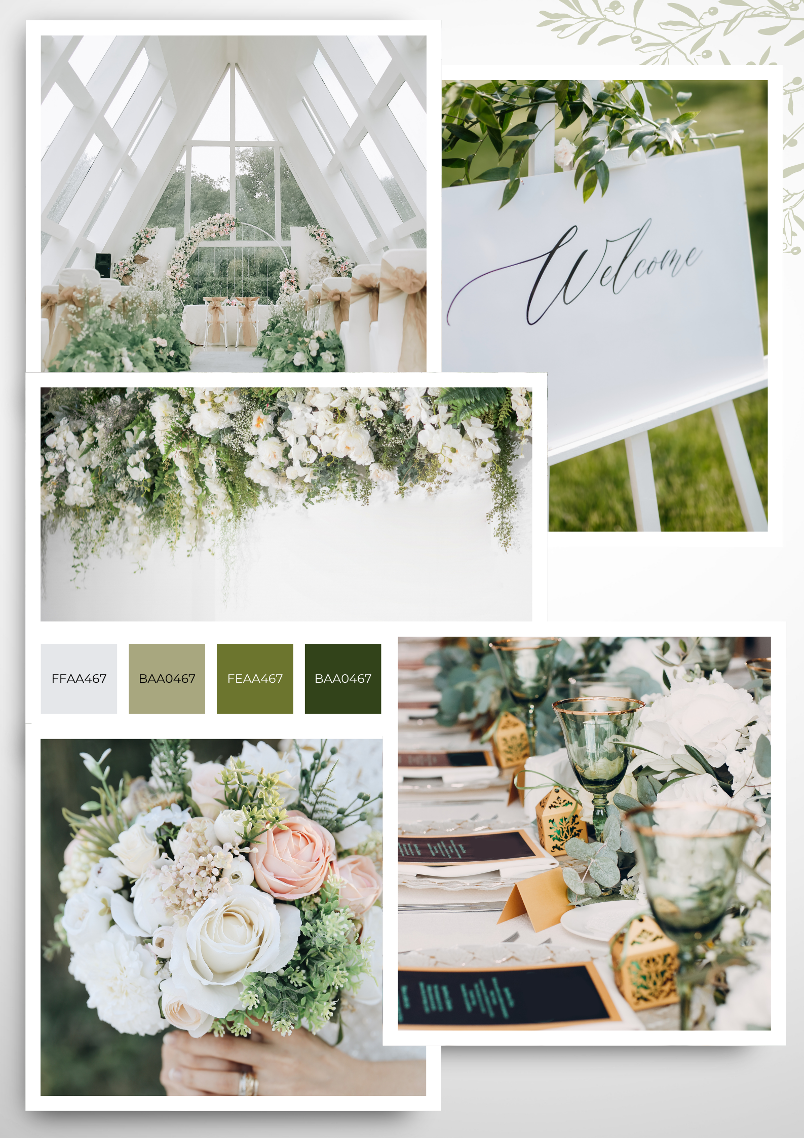 Wedding Colors into Tablescape Elements