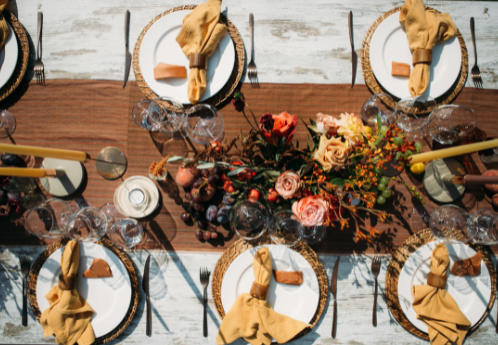rustic tablescapes
